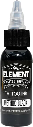 Miniatura 39 de Element Tattoo Supply Tinta de tatuaje blanca Pigmento opaco brillante de grado profesional Fórmula vegana resistente a la decoloración de flujo