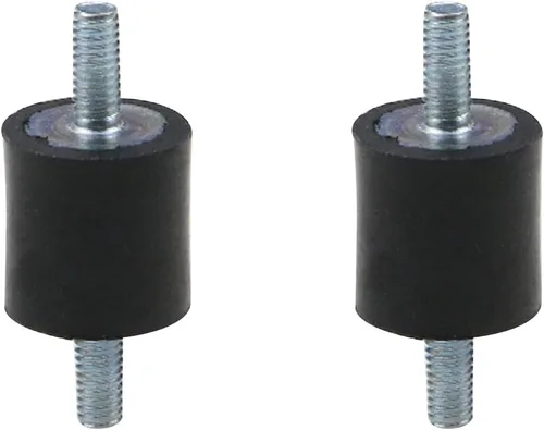 Miniatura 2 de MY MIRONEY Juego de 4 soportes de goma de 0.591 x 0.591 in Aislador antivibración con pernos M4 x 0.394 in Amortiguador