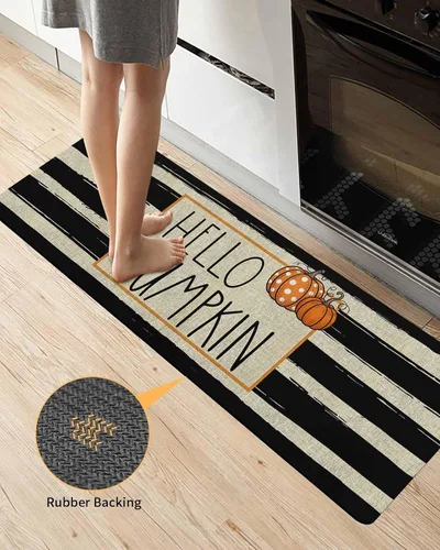 Miniatura 4 de Tapete de baño de Acción de Gracias para bañera, antideslizante, de secado rápido y absorbente, tierra de diatomeas, para ducha, dormitorio, cocina
