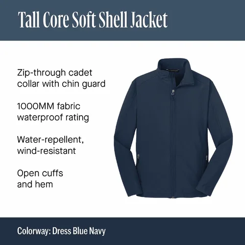 Miniatura 4 de Port Authority Chaqueta Soft Shell Tall Core