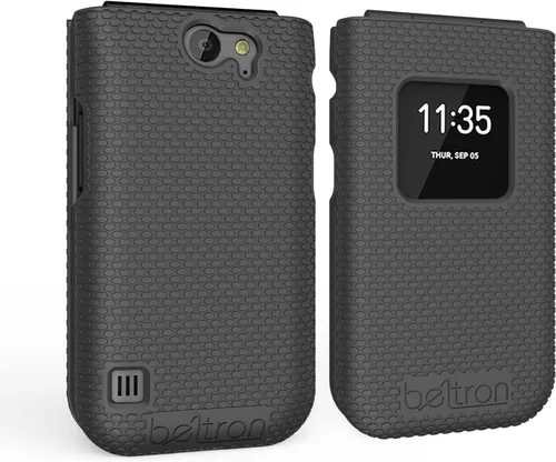 Miniatura 10 de BELTRON Funda para Nokia 2720 V Flip Phone, funda protectora a presión (Verizon 2720V) - Negro