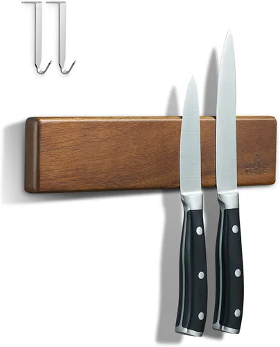 ENOKING Soporte magnético para cuchillos para pared, potente soporte magnético para cuchillos de 10 pulgadas para refrigerador, tira magnética para