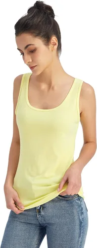 Miniatura 3 de Liang Rou Camiseta sin mangas con cuello redondo elástico para mujer