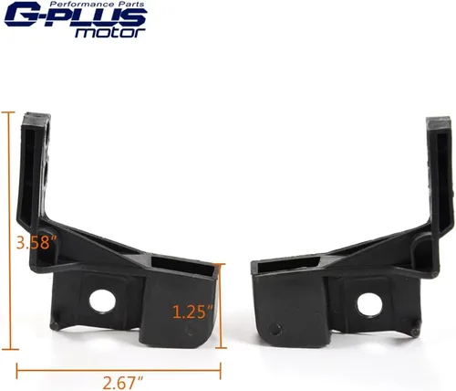 Miniatura 2 de G-PLUS Soporte de montaje para faro delantero izquierdo del conductor y lado derecho del pasajero compatible para Ford Fusion 2013-2016 DS7Z13A005A