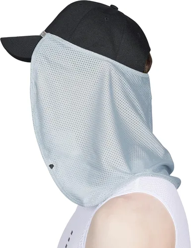 Miniatura 6 de Sombrero de sol de malla de enfriamiento Escudo Cuello Cortina Transpirable Guardia Polainas Protección UV Unisex Hombres Mujeres Cubierta facial
