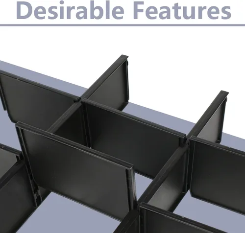 Miniatura 5 de 48-22-8473 Divisores de paquetes para Milwau-kee Packout 3 Cajones Divisores Caja de herramientas (negro)