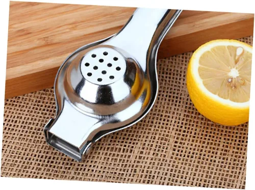 Miniatura 5 de INOOMP Exprimidor manual de acero inoxidable con exprimidor manual de limón y naranja con cómodo exprimidor de cítricos de mano para lima, kiwi