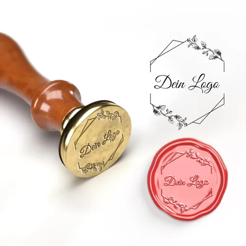 Miniatura 11 de Sello de goma personalizado, sello de logotipo personalizado con material de madera duradero, crea tu propio sello con logotipo y nombre, sello
