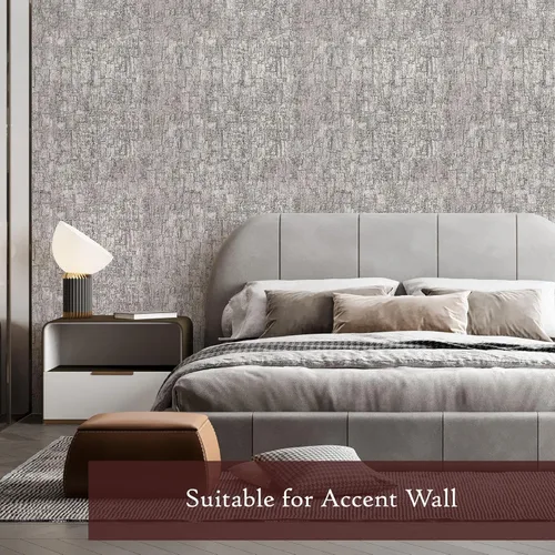 Miniatura 3 de Lámina interior perlada de oro/plata de lima, pegamento de contacto, papel de pared extraíble autoadhesivo Plateado