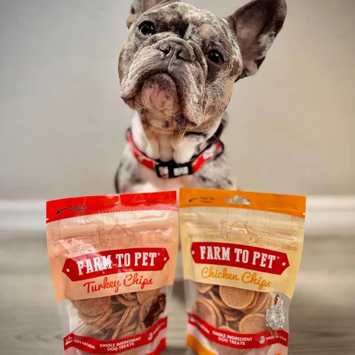 Miniatura 6 de Farm To Pet - Paquete de proteínas de pollo y pavo para adiestramiento de perros, 100% naturales, golosinas de entrenamiento de un solo ingrediente