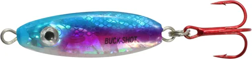 Miniatura 14 de Northland - Cuchara de sonajero de pesca en hielo, varios tamaños y colores para lucioperca, perca, panfish y trucha