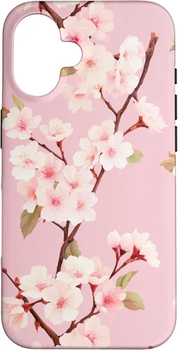 Miniatura 31 de Funda rosa pastel con patrón Japanese Cherry Blossom Floral Flower para iPhone 14 Pro