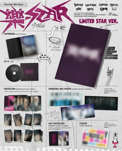 Miniatura 2 de Stray Kids ROCK-STAR 8º Mini álbum LiMited STAR Ver