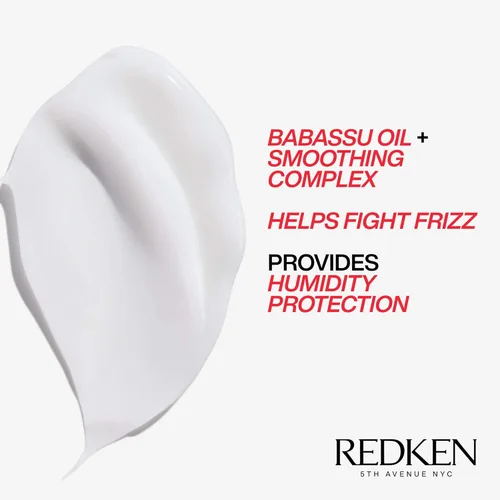 Miniatura 7 de Redken Frizz Dismiss Champú, acondicionador y tratamiento Rebel Tame Set para cabello encrespado - Suaviza el cabello y maneja el encrespamiento