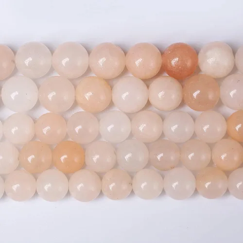 Miniatura 73 de Cuentas de jade verde chino natural, piedras preciosas, cuentas redondas sueltas para hacer joyas, pulsera DIY, collar, 8mm, 45 piezas, 15 pulgadas