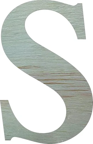 Miniatura 27 de Letras de madera para colgar en la pared de 15 pulgadas B Times New Roman Font, decoración de madera DIY Shape Letter, encantador cuarto de bebé sin