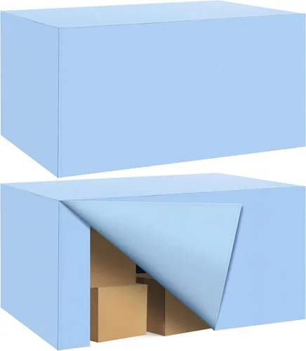 Miniatura 12 de Paquete de 2 manteles ajustados para mesa rectangular de 4 pies, 48 x 24 pulgadas, cubiertas de mesa verde manzana, tela de poliéster resistente al