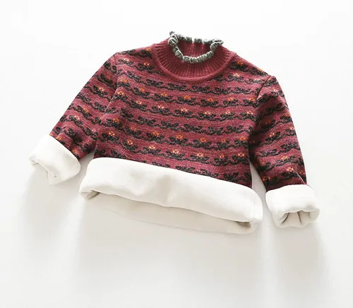 Miniatura 6 de Camisetas para bebé niña, suéter con mangas de suéter, ropa de una niña larga con fondo largo para niñas de bebé simple