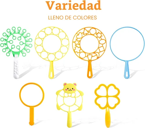 Miniatura 3 de JOYIN Juego de 29 varitas de burbujas grandes, varita gigante de burbujas a granel con bandeja para niños que soplan al aire libre, juguetes