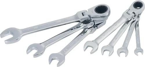 Miniatura 8 de CRAFTSMAN Juego de trinquete SAE Flex reversible de 72 dientes, acabado cromado (CMMT87010)