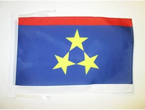 Miniatura 427 de Bandera de México AZ FLAG, 45.7 x 30.5 cm, con cordones - Pequeñas banderas mexicanas de 30 x 45 cm - Bandera de 45.7 x 30.5 cm