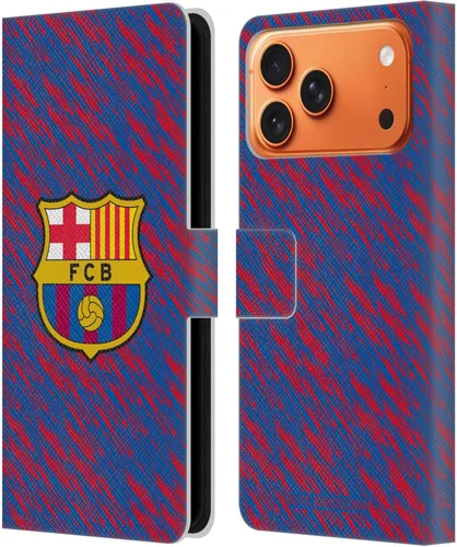Miniatura 77 de Head Case Designs Funda de piel con licencia oficial del FC Barcelona Barca Crest Patterns, tipo cartera, compatible con Apple iPhone 11