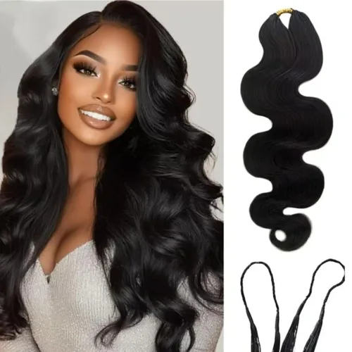 Miniatura 11 de Pre Looped Crochet Human Hair #4/27 Highlight Color Pre-Separated Burmese Curly with Spiral End Human Crochet Hair Feather Crochet Hair Extensions
