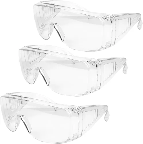 Miniatura 3 de Aqulius OTG - Gafas de seguridad – Lentes de policarbonato a prueba de niebla y antivaho – Gafas de seguridad de bajo perfil sobre gafas