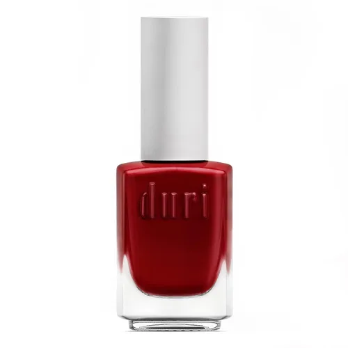 duri Esmalte de uñas, terciopelo rojo 688, rojo sexy, cobertura completa, acabado brillante, secado rápido, 0.45 onzas líquidas. Rojo Velvet