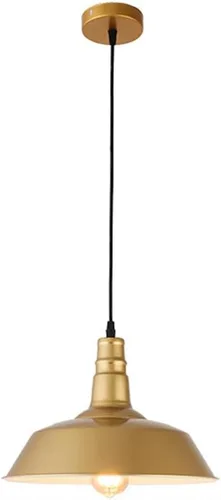 Miniatura 10 de Iluminación colgante de metal dorado de estilo industrial para isla de cocina, lámparas colgantes retro americanas para mesa de comedor, lámpara