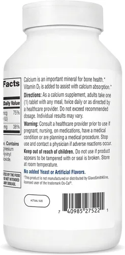 Miniatura 3 de 21st Century Vitaminas Calcio 500 Plus Extra D Caplets, 400