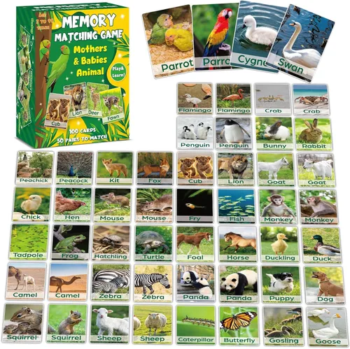 Miniatura 19 de gisgfim 50 pares de banderas de juego de memoria de Estados Unidos de concentración tarjeta de memoria educativas, juegos de geografía, juego