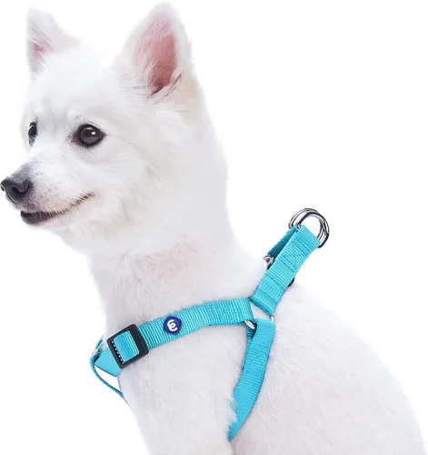Miniatura 29 de Blueberry Pet Essentials Step-in - Arnés para perro, tamaño mediano, chaleco ajustable rosa fucsia, nailon sólido clásico para perros machos