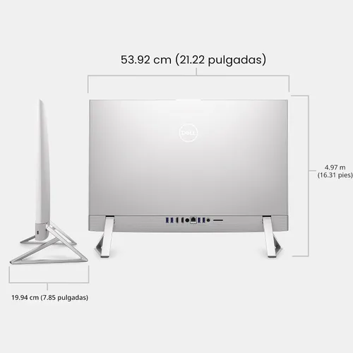 Miniatura 7 de Dell 24 All-in-One Desktop ec24250 - Pantalla FHD de 23.8 pulgadas, procesador Intel Core 3 100U, gráficos Intel, 8 GB DDR5 RAM, SSD de 512 GB