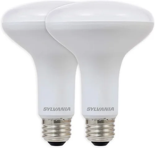 Miniatura 2 de Sylvania - Bombilla LED Flood BR30, equivalente a 65 W, eficiente 9 W, 10 años, 650 lúmenes, regulable, 2700 K, blanco suave, paquete de 2 (73954)