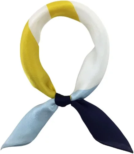 Miniatura 35 de FONYVE Bufandas 100% de seda de morera para mujer, bufanda cuadrada ligera de satén para la cabeza, bufanda pequeña de seda para dormir, 21 x 21