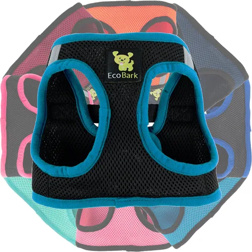 Miniatura 43 de EcoBark Arnés para perro – Arneses ecológicos para perros XXS, XS y pequeños – Chaleco de cuerpo pequeño reflectante y ajustable – Arnés de malla