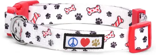 Miniatura 41 de Collar para mascotas Pawtitas, de 6 pies, suave, ajustable, color sólido, de nailon. El collar y arnés a juego para perros y cachorros, se venden