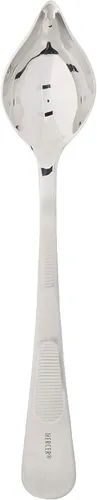 Miniatura 3 de Mercer Culinary Cuchara pequeña para saltear de acero inoxidable 18-8 con boquilla, 0.4 onzas, plata