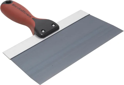 Miniatura 4 de MARSHALLTOWN DuraSoft II 4508D - Cuchillo de cinta de acero azul de 8 pulgadas, para acabado de paneles de yeso