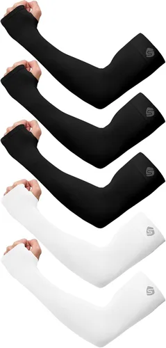 Miniatura 45 de Mangas para brazo, para hombres o mujeres. Para calentar o refrescar. Guantes de Compresión con factor de protección de los rayos ultravioleta UPF