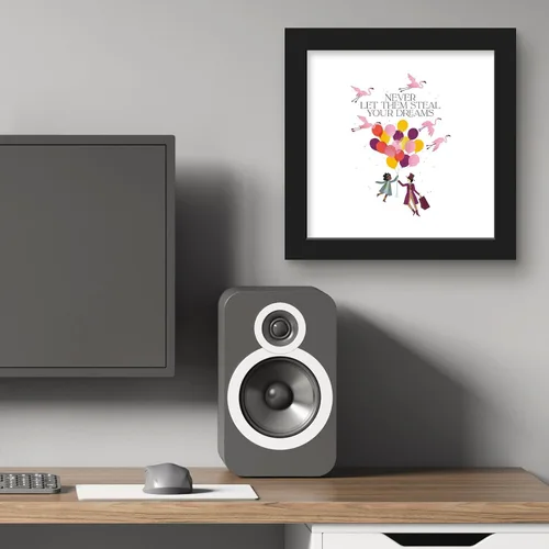 Miniatura 5 de Trends International Gallery Pops Wonka Movie - Póster de pared de Never Let Them Steal Your Dreams, 12.00 x 12.00 pulgadas, versión de marco negro