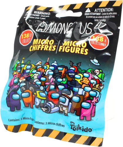 Miniatura 6 de Toptoys2u Bargain Bundles Among Us Micro Figures Series 1 - Bolsas para persianas (3 unidades)