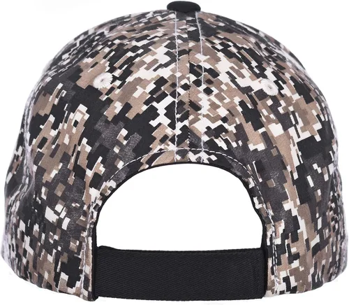 Miniatura 4 de Gorra de camuflaje ajustable para Ford F150 con diseño de bandera a cuadros, color negro y Digi