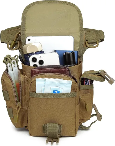 Miniatura 3 de Bolsa táctica de la pierna de la caída del muslo paquete militar de la cintura para la motocicleta Racing Bike Ciclismo senderismo equitación