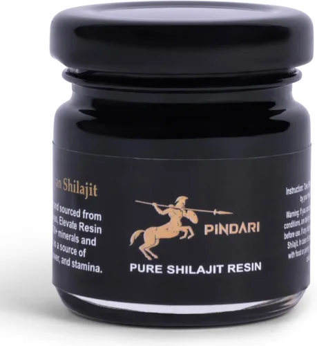 Pindari Resina Shilajit Shilajit pura 500 mg | Denso en nutrientes | Alta potencia | Impulso de energía | Procedente de las cordilleras del Himalaya