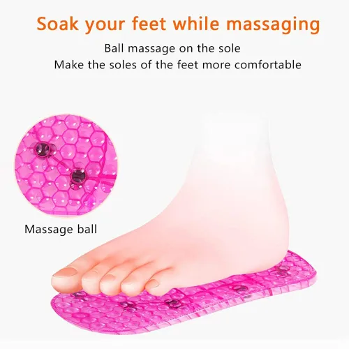 Miniatura 2 de Zapatos de spa de pies de masaje, bañera portátil para remojar pies, pies de pedicura movibles, lavabo de spa para masaje térmico para promover