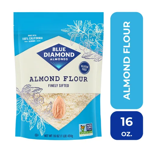 Miniatura 3 de Blue Diamond Almonds, Harina de almendras, sin gluten, blanqueada, finamente tamizada, 1 libra
