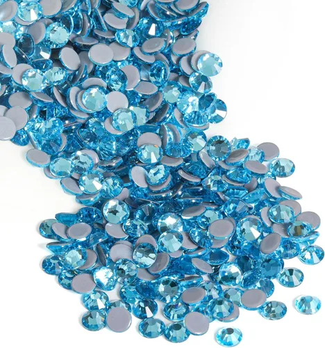 Miniatura 44 de Beadsland Hotfix - 2880 diamantes de imitación de cristal con parte trasera plana para manualidades, ropa, decoraciones de bricolaje, cristal AB