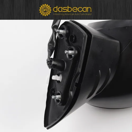 Miniatura 6 de Dasbecan Espejo lateral derecho del pasajero compatible con Honda Civic 2022-2025 con vidrio eléctrico, plegable manual, combina con cristal negro
